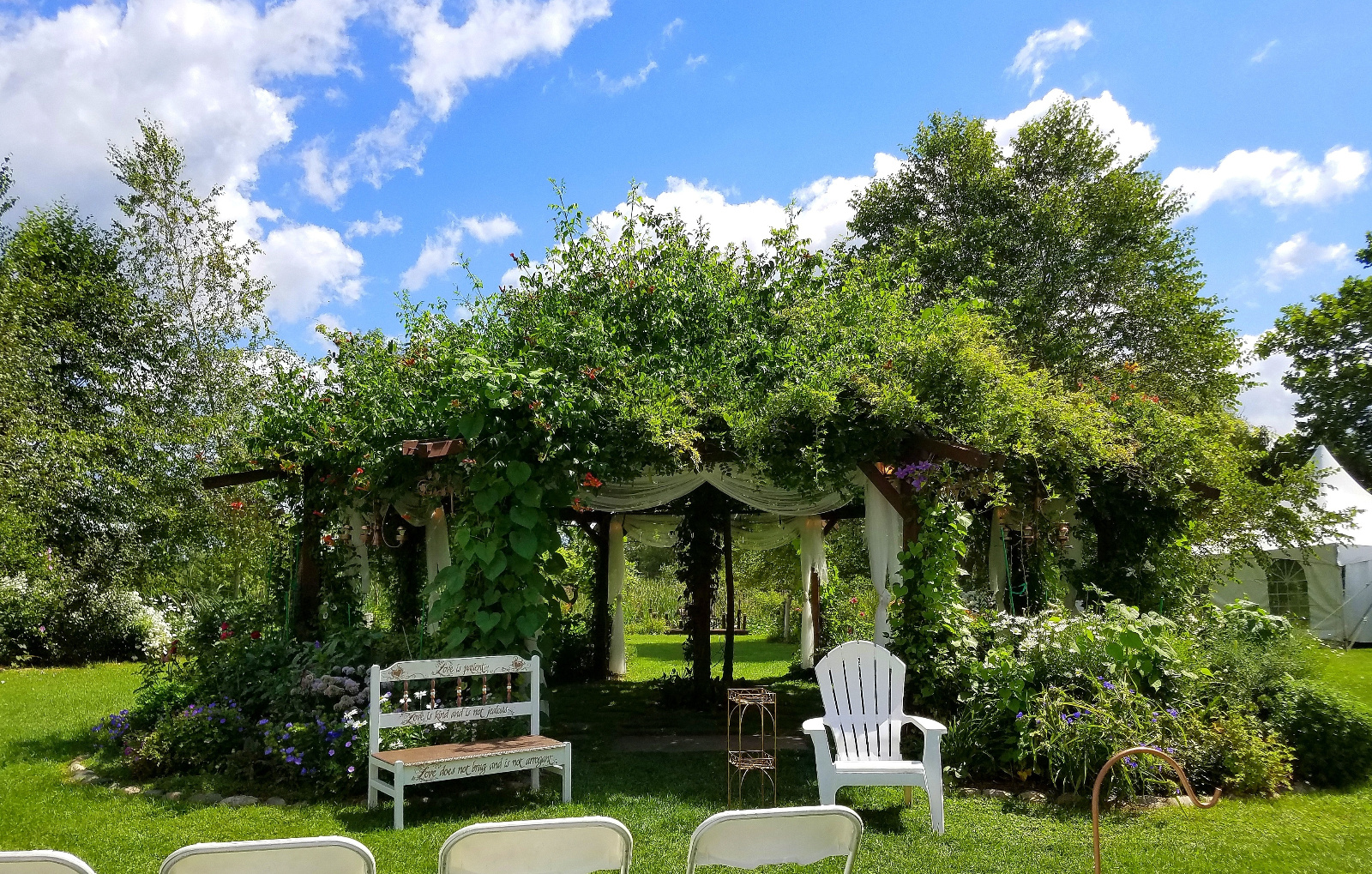 Pre-Ceremony Flowering Gazebo