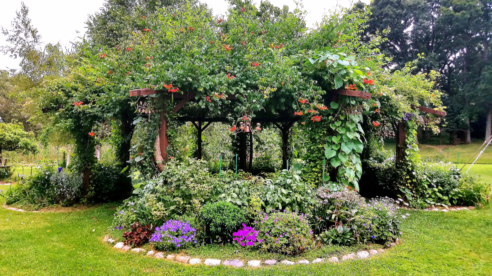 Backside of the Flowering Gazebo