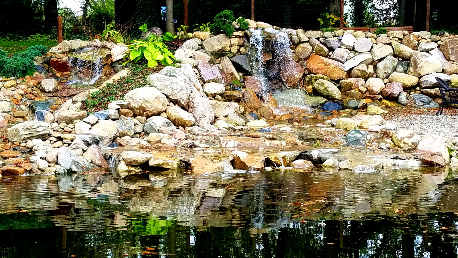 Close-up of the Waterfall