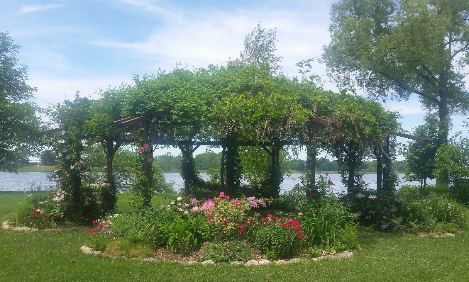 Exactly what I want the Flowering Gazebo to look like -- so beautiful and full of so much color