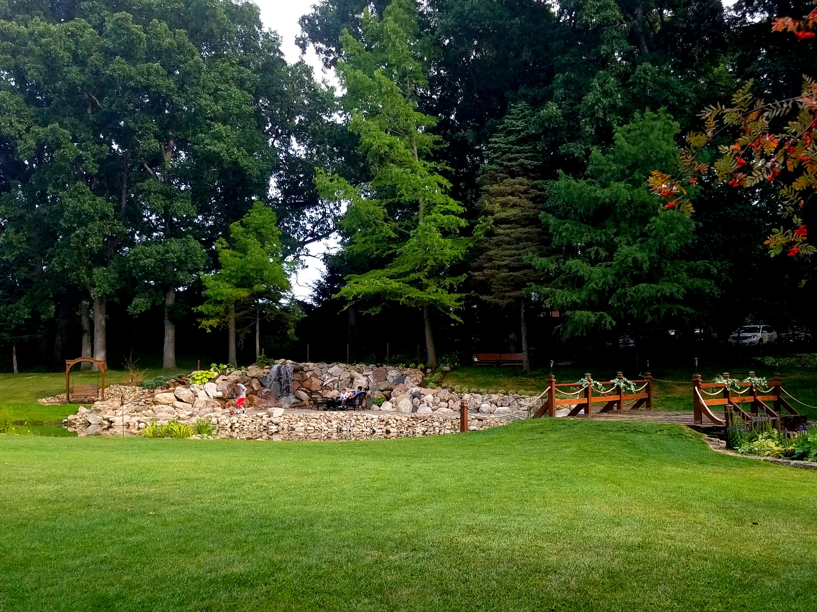 Distant view on the Island